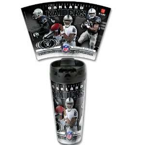 Oakland Raiders Travel Mug:  Sports & Outdoors