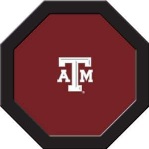  Texas A&M Aggies Game Table Felt   43 Round Sports 