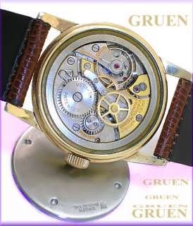   GRUEN 623 Veri Thin WWII Business Man gold DeCo USA Doctors Watch