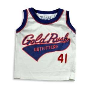 Gold Rush Outfitters   Infant Boys Tank Top, Blue, White (Size 12 