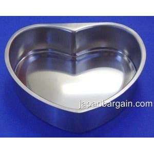   Stainless Steel Cake Pan Heart Shape Mold 8959: Kitchen & Dining