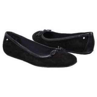 Womens Rockport Amelia Ballerina Black Suede Shoes 