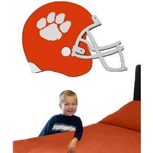   Fan Creations Clemson Tigers 3D Football Helmet Art: Sports & Outdoors