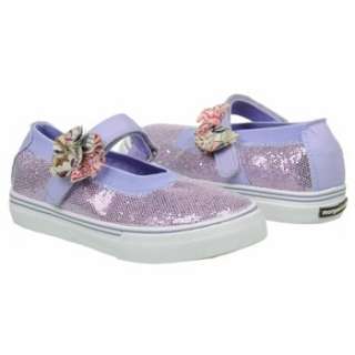 Kids Morgan & Milo  Sparkle Floral MJ T/P Violet Shoes 