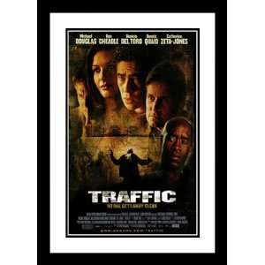 Traffic 20x26 Framed and Double Matted Movie Poster   Style A   2001