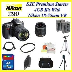  Nikon D90 SLR Digital Camera (Includes manufacturers 