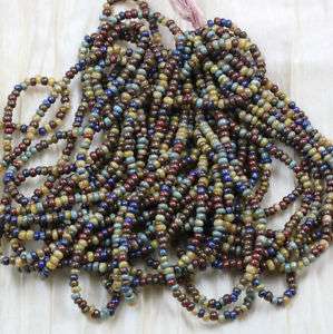 11/0 OKEFENOKEE PICASSO MIX CZECH SEED BEADS  