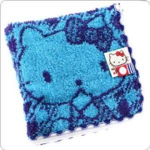   Made in Japan Imabari Towel Dot Pouch (Hello Kitty/Navy Check) Baby