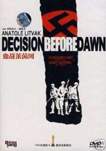 Decision Before Dawn 1951 DVD Anatole Litvak New Sealed  