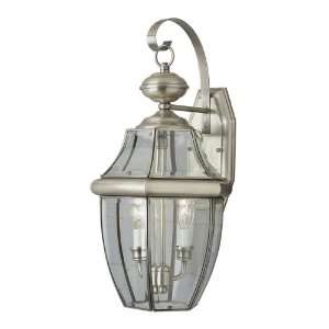 Acorn Brushed Nickel 22 High Outdoor Wall Light: Home 