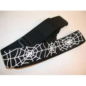  LM Guitar Straps, PS 4A BW, 2 Spider Web, Poly Webbing 