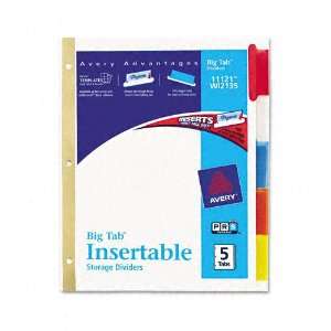    Avery Worksaver Big Tab Insertable Indexes