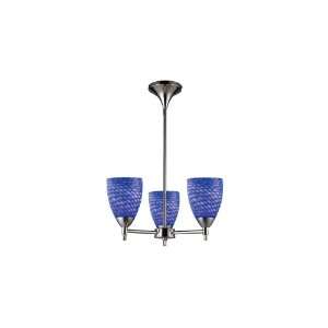  Westmore Lighting 3 Light Chrome Casual Chandelier CH45138 