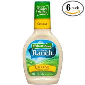 Hidden Valley Bottled Classic Cheese Ranch, 16 Ounce (Pack of 6)