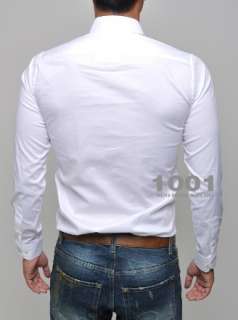 NWT Slim Sexy Stylish Grid Casual Shirts M L XL  