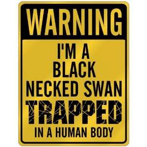   Black Necked Swan Trapped In A Human Body  Parking Sign Animals Home
