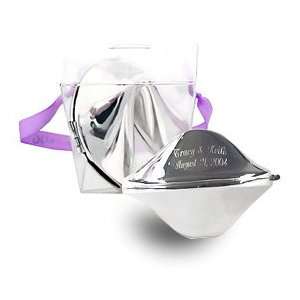  Engraved Silver Fortune Cookie in Takeout Box