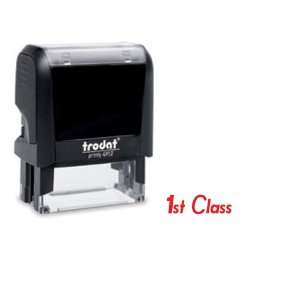   Trodat 1ST CLASS Self Inking Rubber Stamp (Red Ink)
