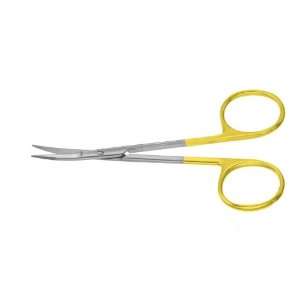 Kaye Bleph Scissors, Curved Tungsten Carbide, Serrated, 4 1/2 (114mm 