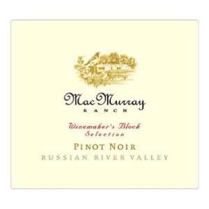  2008 Macmurray Winemaker Block 6 Pinot Noir 750ml 
