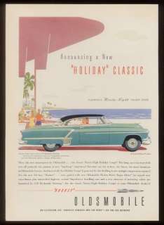 1952 Oldsmobile 98 Ninety Eight Holiday coupe car ad  