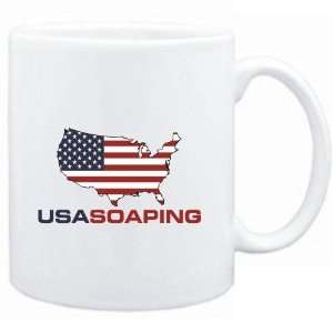  Mug White  USA Soaping / MAP  Sports: Sports & Outdoors