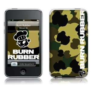   2nd 3rd Gen  Burn Rubber  Green Camo Skin: MP3 Players & Accessories