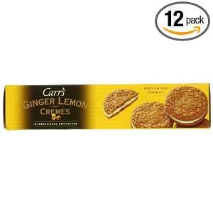 Carrs Ginger Lemon Creme, 7.05 Ounce: Grocery & Gourmet Food
