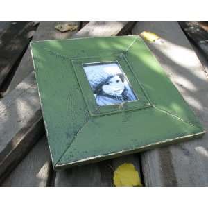   5X7 Hand Distressed Picture Frame. Evening Green: Everything Else