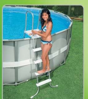 INTEX 18 x 52 Ultra Frame Swimming Pool Set w/ Sand & Saltwater 