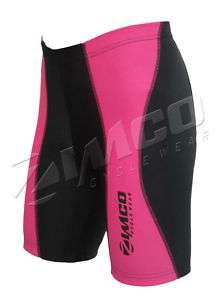   Womens Cycling Shorts Ladies Cycling Shorts CoolMax Padded Pink ZM182