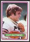 1980 Topps Football #418 Clay Matthews EXMT 18706