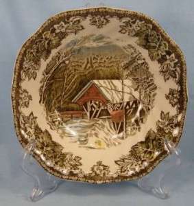 THE FRIENDLY VILLAGE SQUARE CEREAL BOWL JOHNSON BROS (O  