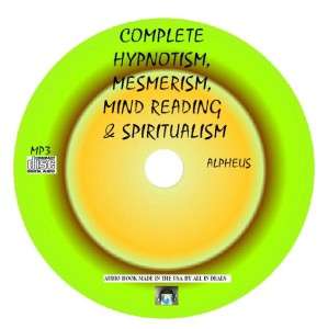HYPNOTISM MESMERISM MIND SPIRITUALISM  AUDIO BOOK CD  