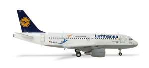 Herpa Wings 553100 Lufthansa A319 Lu & Cosmo 1/200 4013150553100 