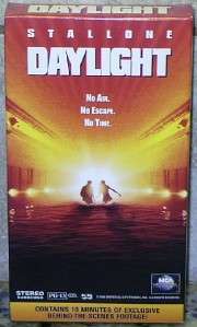 Daylight SYLVESTER STALLONE Movie VHS FREE U.S. SHIPPING 096898282833 