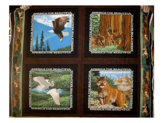 GRAND CANYON, SEQUOIA FOREST Fabric Pillow Panel  