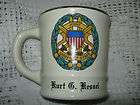 Ceramic Coffee Mug FBI National Academy Gold Trim  