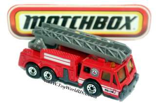Matchbox Fire Engine Ladder Truck 5 Alarm series  