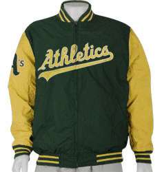 Oakland Athletics Reversible Logo Team Varsity Jacket 