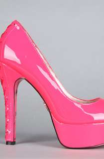 Betsey Johnson The Sitan Shoe in Pink Neon  Karmaloop   Global 