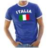 Italia / Italien T Shirt im Trikot Look + Wappen S XXL: .de 