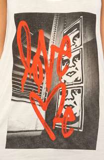 Obey The Limited Series Curtis Kulig Love Me II Tank in White 