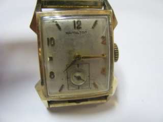 Vintage Mens Hamilton Watch   19 Jewel Movement # 753 10 K Gold 