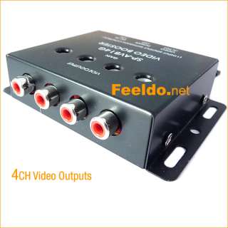 Car 1 to 4 Video Booster/Amplifier/Spliter DVD/LCD/TV  