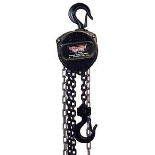 Maasdam Jackall 1/2 Ton Manual Chain Lift Hoist With 10 Ft. Lift 