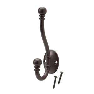 Everbilt Oil Rubbed Bronze Ball End Coat and Hat Hook 15558 at The 