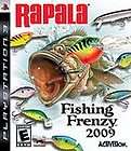 RAPALA FISHING FRENZY 2009 BASS GAME PLAYSTATION 3 PS3 GAME COMPLETE
