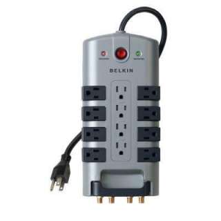 Belkin 12 Outlet Home Theater Surge Protector AS11200 12 DP at The 