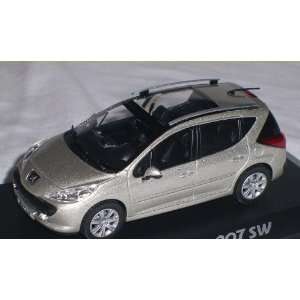 PEUGEOT 207 SW KOMBI BEIGE 1/43 NOREV MODELLAUTO MODELL AUTO  